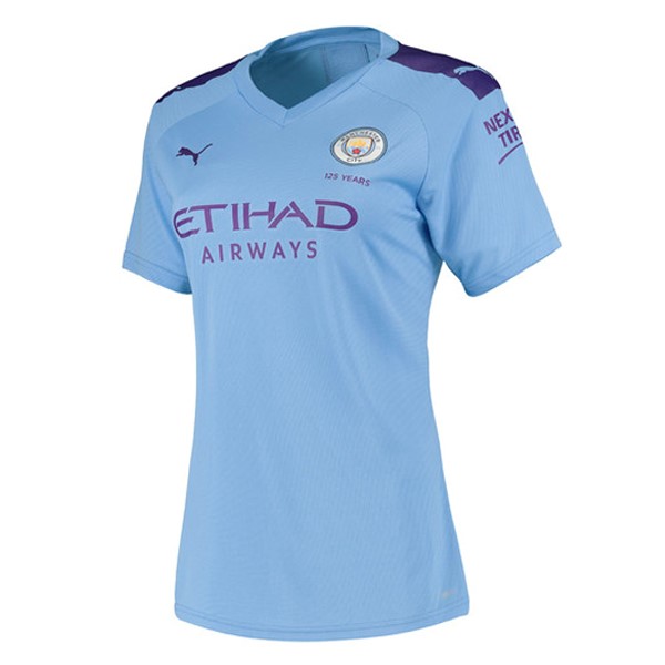 Camiseta Manchester City 1ª Mujer 2019-2020 Azul